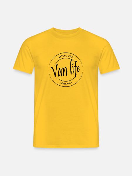 Van life - Men's T-Shirt - yellow