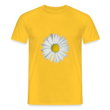 marguerite - T-shirt homme - jaune - Devant - AI Model Male 178 dark (178cm)