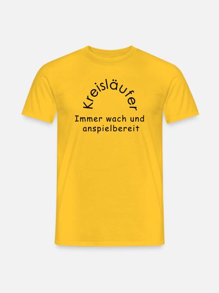 Kreislaeufer - Männer T-Shirt - Gelb