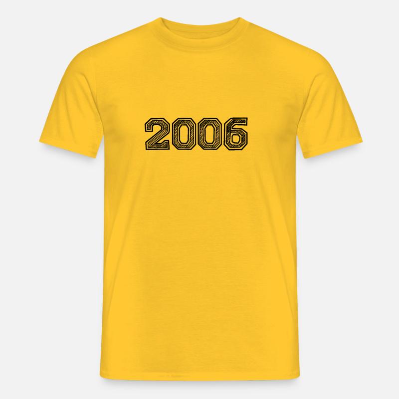 2006 - Männer T-Shirt - Gelb