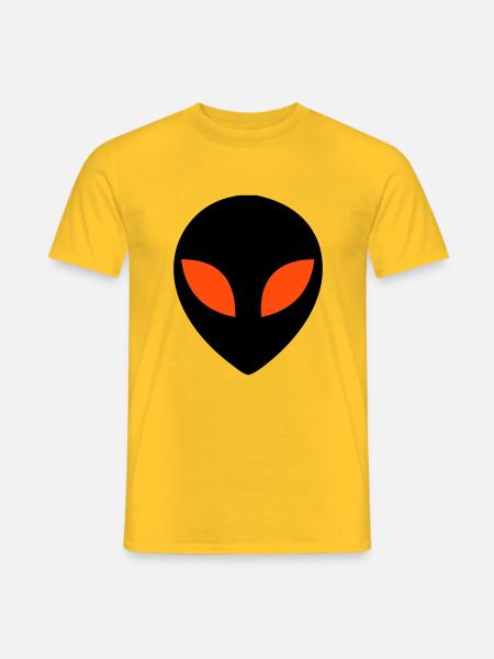 Alien - Männer T-Shirt - Gelb