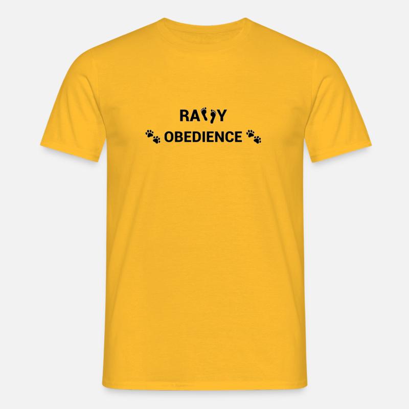 Rally Obedience - Koszulka męska - żółty