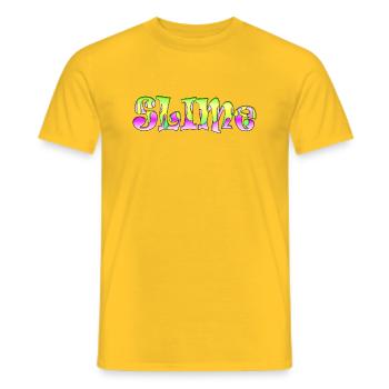 Slime - Männer T-Shirt - Gelb - Vorne - AI Model Male 178 dark (178cm)