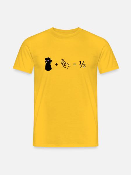 OH SNAP! Shirt - Männer T-Shirt - Gelb