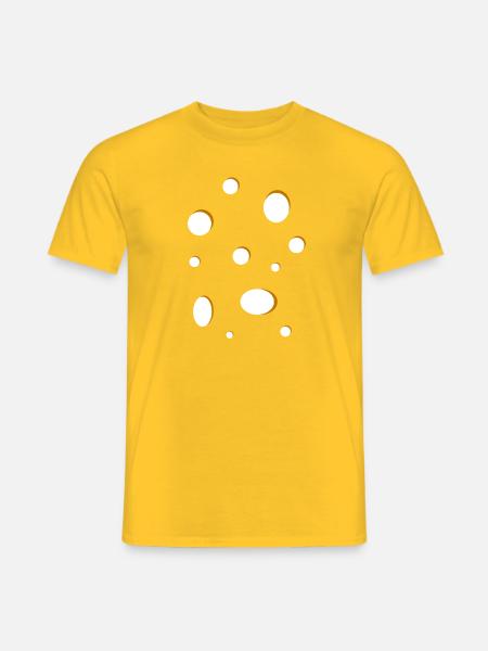 Carnaval Costume Fromage Emmental Trous Halloween - T-shirt homme - jaune