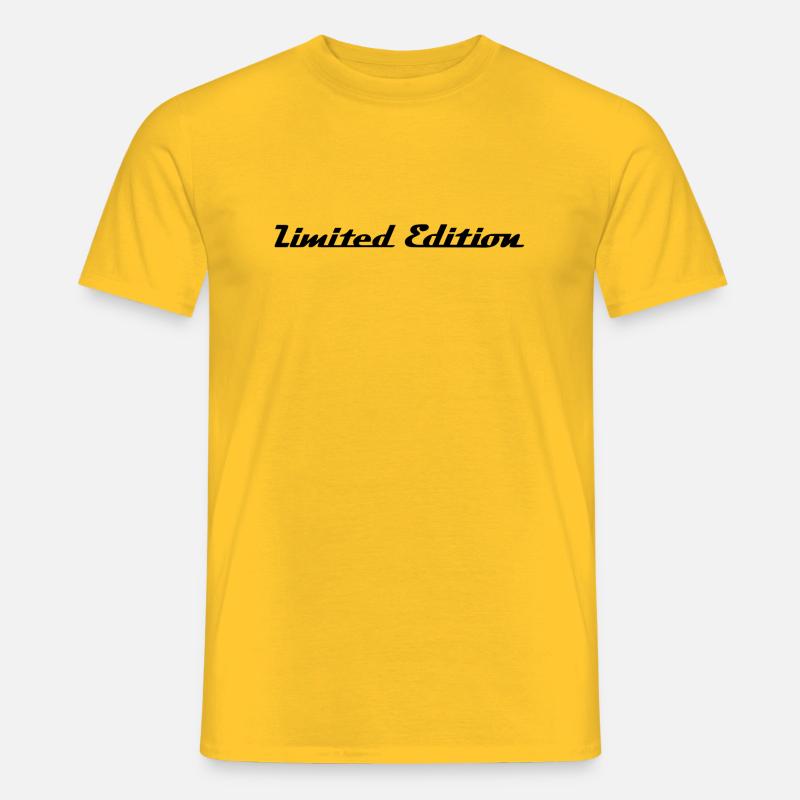 Edition Limitée Un - T-shirt homme - jaune
