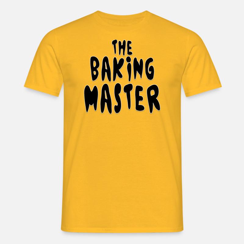 Printflow Baking Master - Männer T-Shirt - Gelb