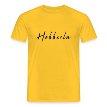 Hobberla 1 - T-shirt homme - jaune - Devant - AI Model Male 178 dark (178cm)