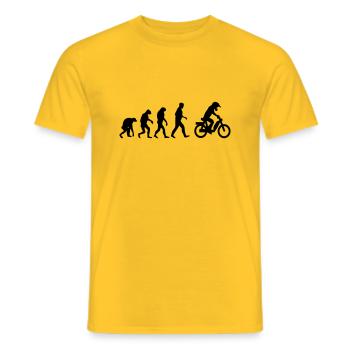 mofa evolution 15. Geburtstag - Männer T-Shirt - Gelb - Vorne - AI Model Male 178 dark (178cm)