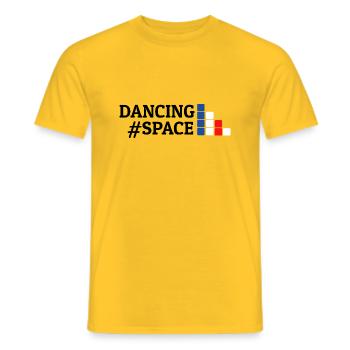 Dancing Dance Music - Männer T-Shirt - Gelb - Vorne - AI Model Male 178 dark (178cm)