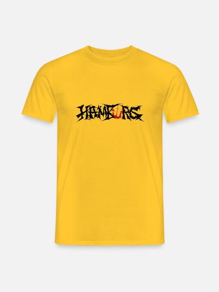 Hansestadt Hamburg schwarz - Männer T-Shirt - Gelb