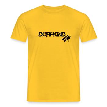 Enfant du village par Aggro Chief (R) - T-shirt homme - jaune - Devant - AI Model Male 178 dark (178cm)