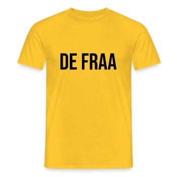 Erzgebirge Die Frau - Männer T-Shirt - Gelb - Vorne - AI Model Male 178 dark (178cm)