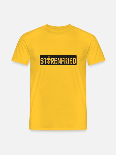 Störenfried Totenkopf - Männer T-Shirt - Gelb
