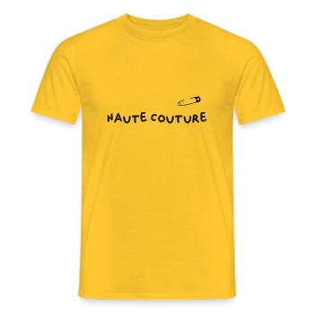 Gabriel® Gauvain Limited Edition / Houte Couture - Männer T-Shirt - Gelb - Vorne - AI Model Male 178 dark (178cm)