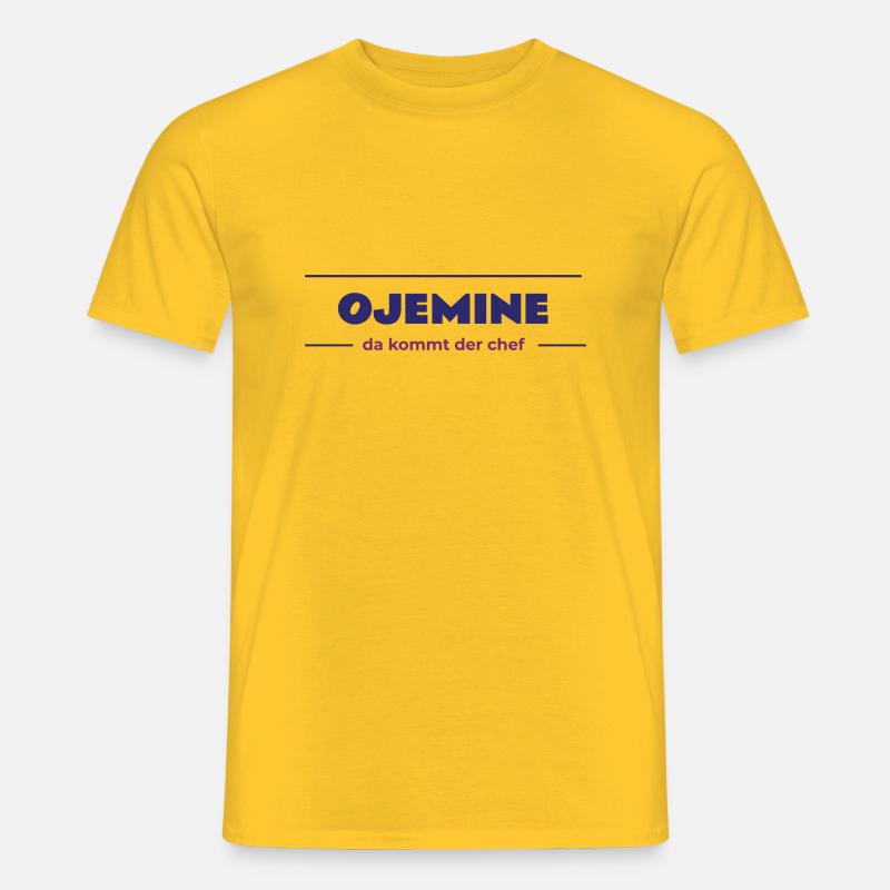 ojemine 2 - Männer T-Shirt - Gelb