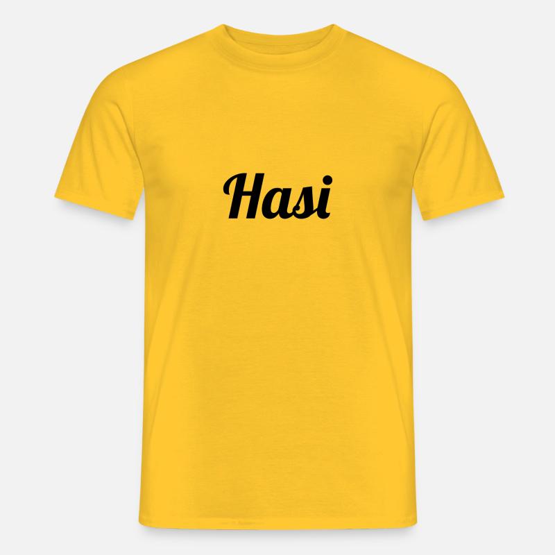 Hasi - Männer T-Shirt - Gelb
