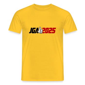 Jga 2025 Junggesellenabschied - Männer T-Shirt - Gelb - Vorne - AI Model Male 178 dark (178cm)