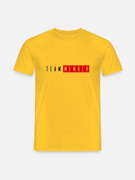 Team Member 2 - Men's T-Shirt - yellow