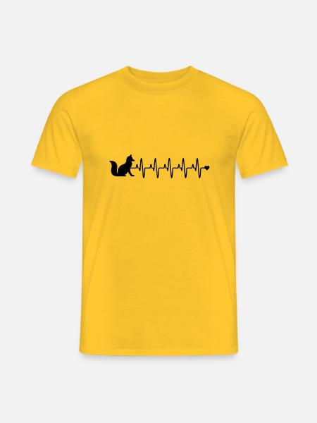 Fuchs - Männer T-Shirt - Gelb