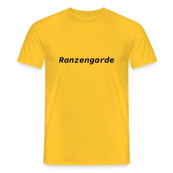 Ranzengarde - Ranze Franz - Männer T-Shirt - Gelb - Vorne - AI Model Male 178 dark (178cm)