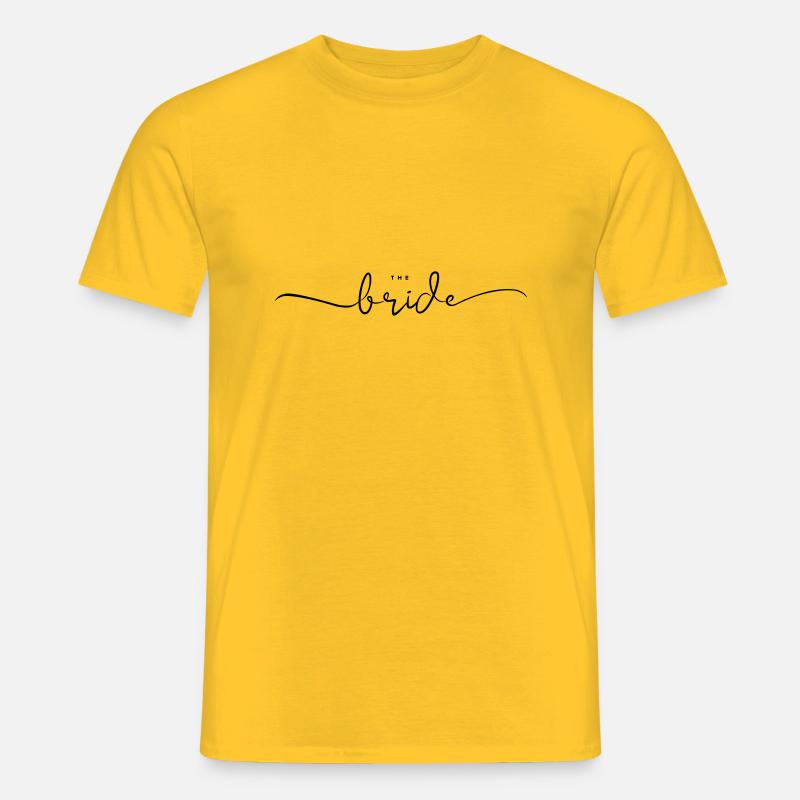 Die Braut - Männer T-Shirt - Gelb