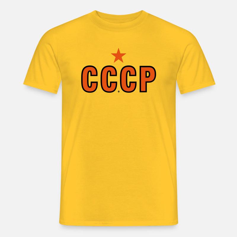 Der Oberste Sowjet - Männer T-Shirt - Gelb