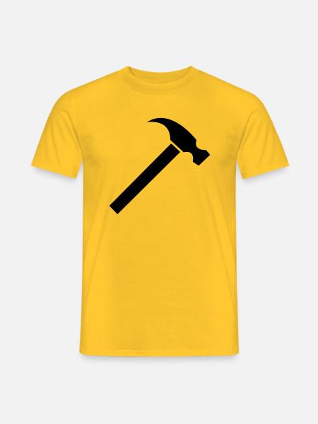 hammer - T-shirt homme - jaune