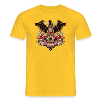 Aigle Allemand - T-shirt homme - jaune - Devant - AI Model Male 178 dark (178cm)