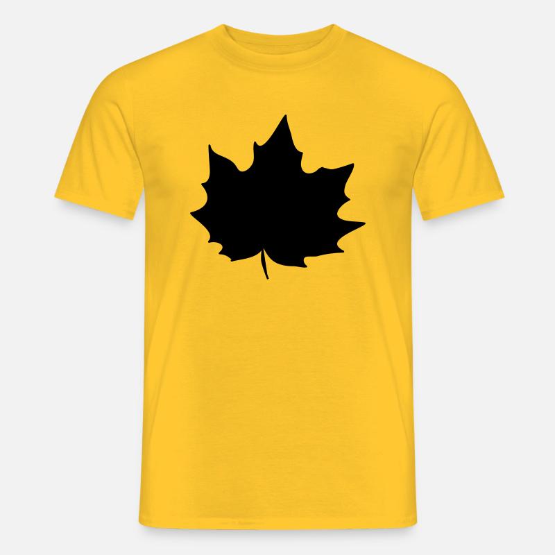 leaf 30 - Männer T-Shirt - Gelb