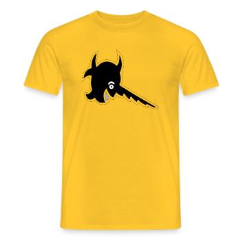 Schwertfisch - Männer T-Shirt - Gelb - Vorne - AI Model Male 178 dark (178cm)