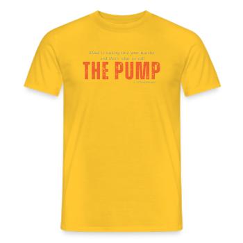 La pompe - T-shirt homme - jaune - Devant - AI Model Male 178 dark (178cm)