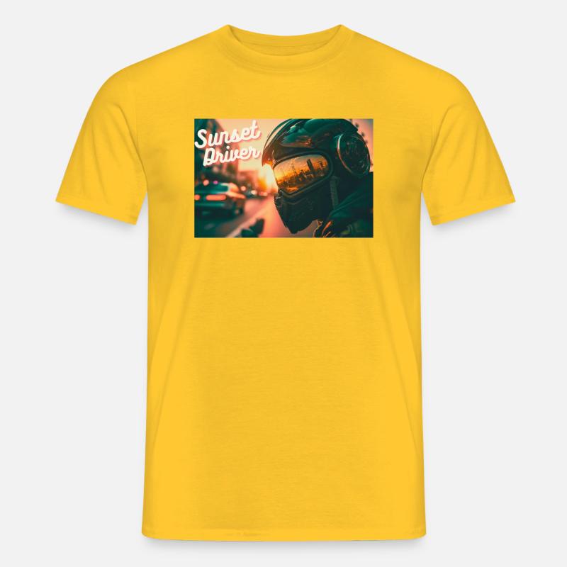 Sunset - Männer T-Shirt - Gelb