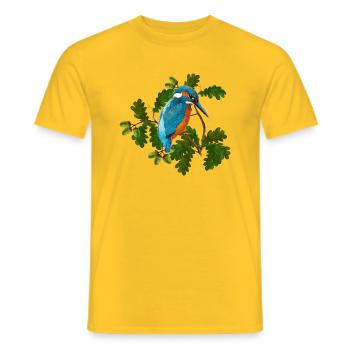 Oiseau - T-shirt homme - jaune - Devant - AI Model Male 178 dark (178cm)