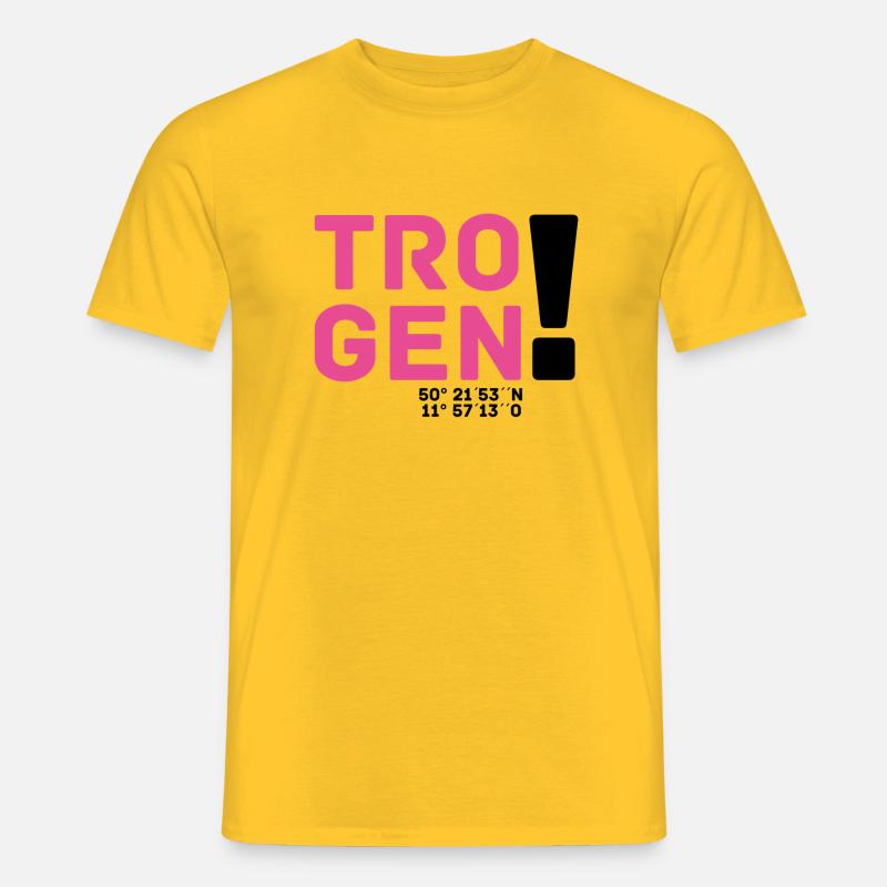 Dorfgemeinschaft - Männer T-Shirt - Gelb
