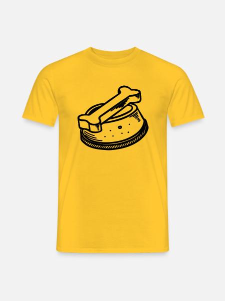 Hund Dog - Men's T-Shirt - yellow