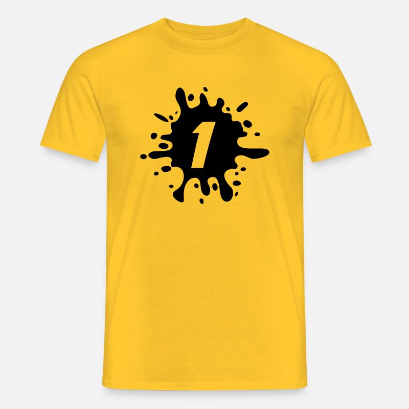 1 - Männer T-Shirt - Gelb