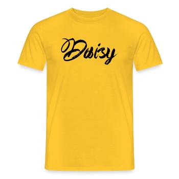 Daisy - T-shirt homme - jaune - Devant - AI Model Male 178 dark (178cm)