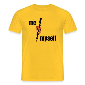 SGN 08 28 2022 1661703150249 - Männer T-Shirt - Gelb - Vorne - AI Model Male 178 dark (178cm)