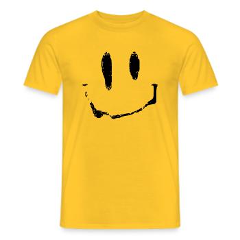 acide - T-shirt homme - jaune - Devant - AI Model Male 178 dark (178cm)