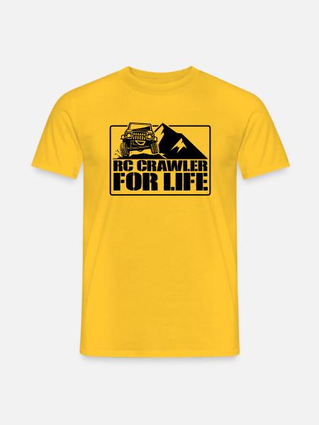 RCCrawler b - Männer T-Shirt - Gelb