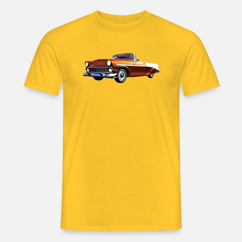 Auto - Männer T-Shirt - Gelb