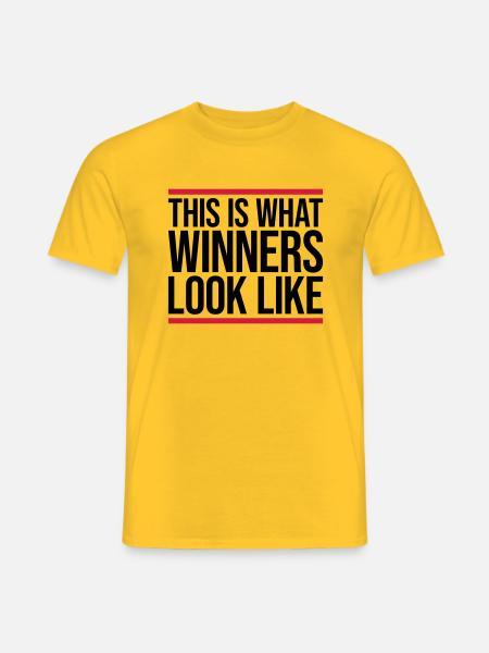 What Winners Look Like - Men's T-Shirt - yellow