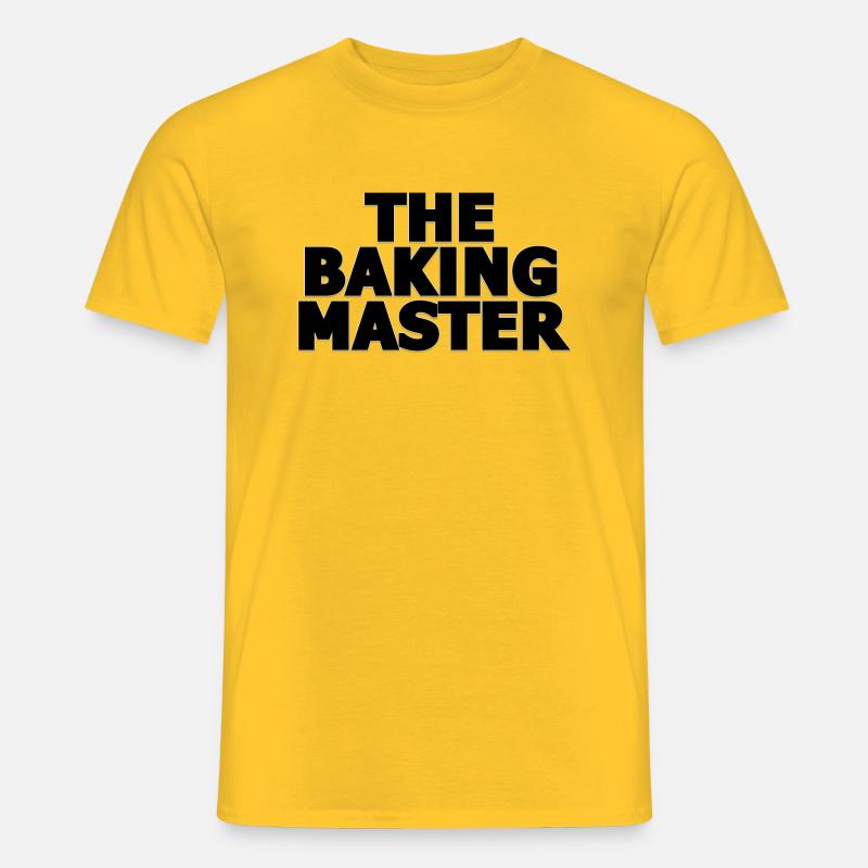 Baking Merch by Printflow - Männer T-Shirt - Gelb