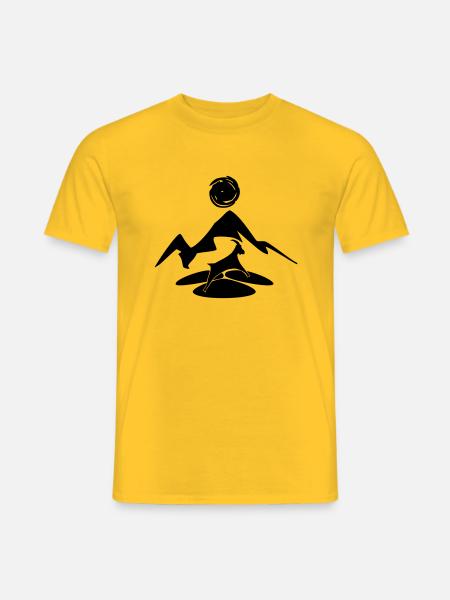 Hautes Alpes - T-shirt homme - jaune