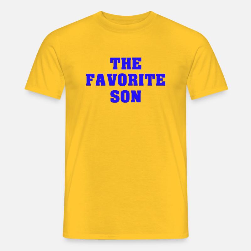 Die Lieblingssonne - Männer T-Shirt - Gelb