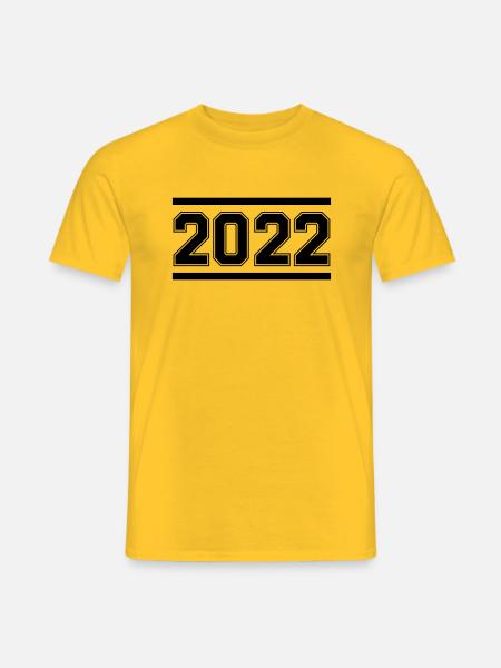 2022 - T-shirt homme - jaune