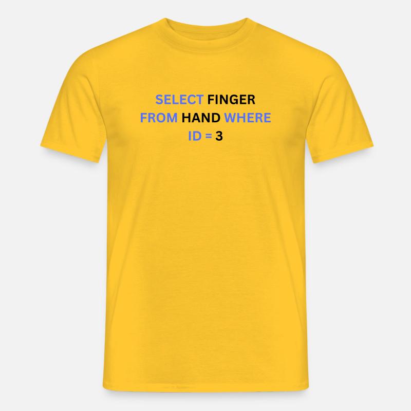 Select - Männer T-Shirt - Gelb