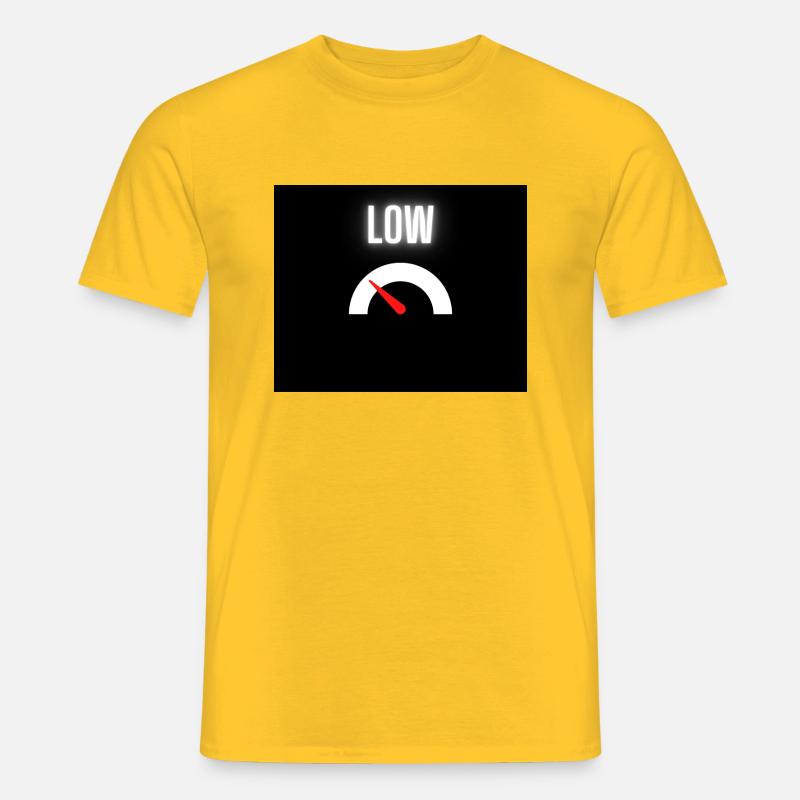 Low - Männer T-Shirt - Gelb