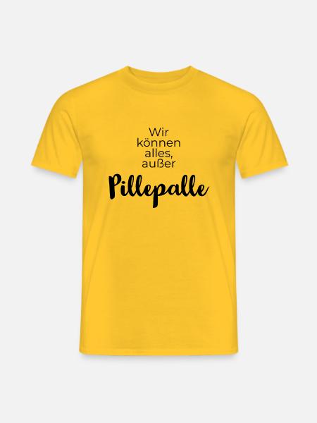 Pillepalle, Alleskönner, Perfektionist, Handwerker - Männer T-Shirt - Gelb